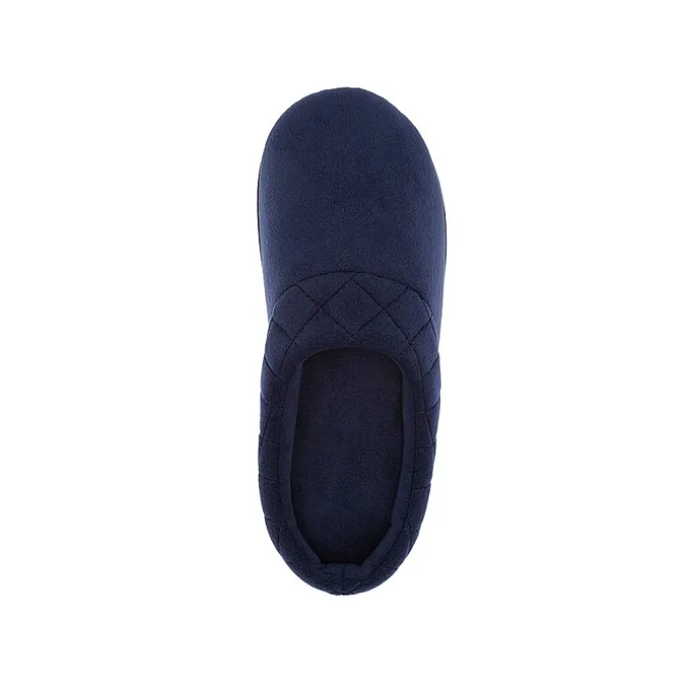 Dearfoams Darcy Velour Scuff Womens Memory Foam Clog Slippers