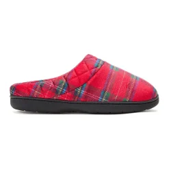 Dearfoams Darcy Velour Scuff Womens Memory Foam Clog Slippers