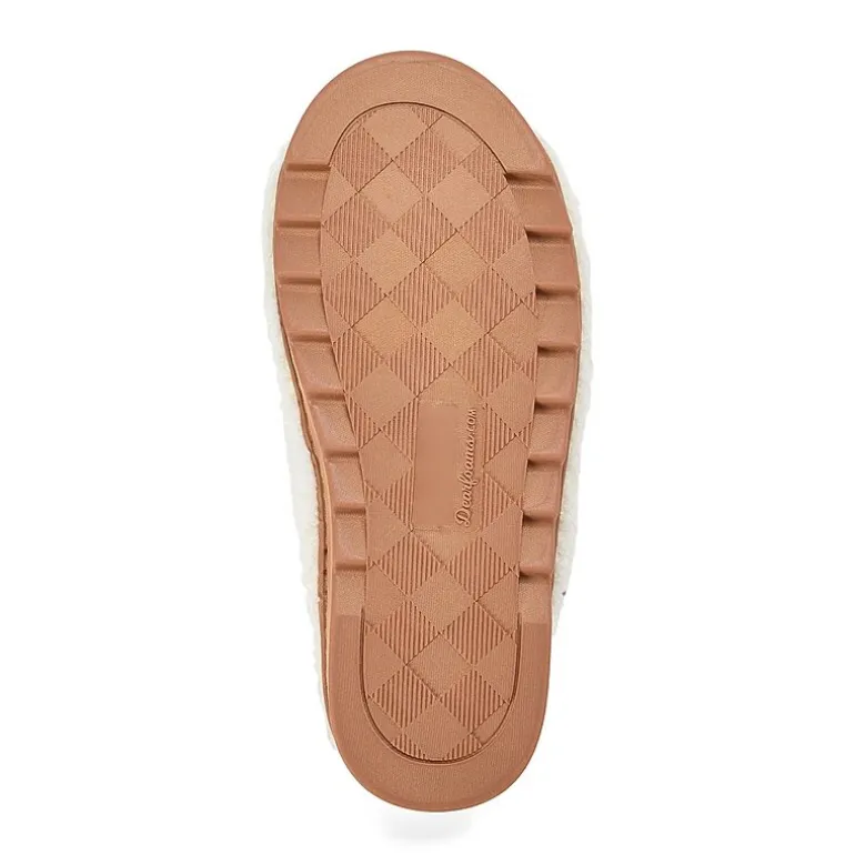 Dearfoams Dearfoams Womens Memory Foam Slip-On Slippers