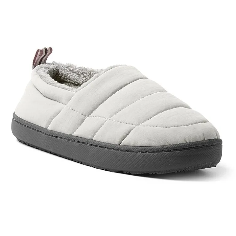 Dearfoams Fern Women'S Ripstop Closed Back - All Day Womens Memory Foam Slip-On Slippers