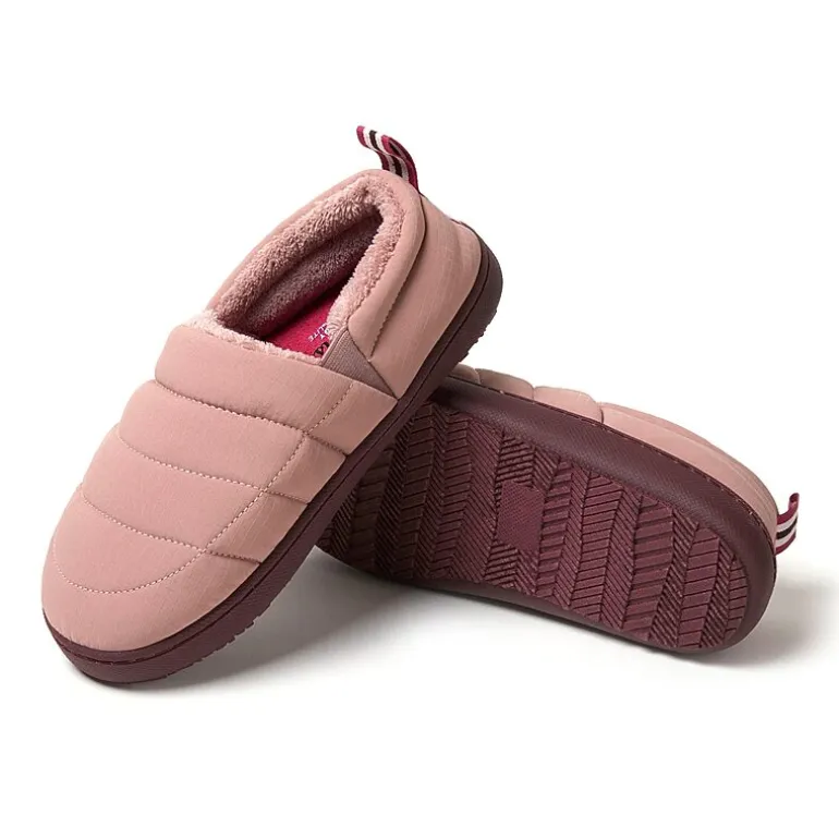Dearfoams Fern Women'S Ripstop Closed Back - All Day Womens Memory Foam Slip-On Slippers