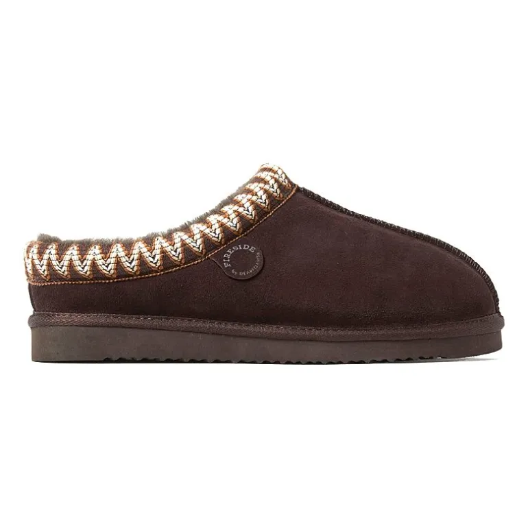 Dearfoams Grafton Mens Memory Foam Clog Slippers
