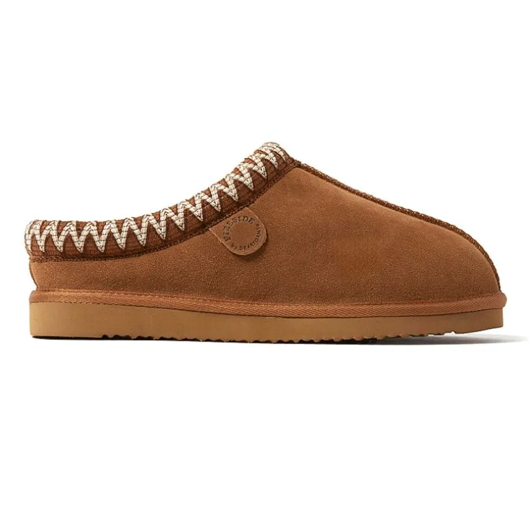 Dearfoams Grafton Mens Memory Foam Clog Slippers