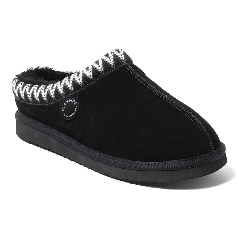 Dearfoams Grafton Mens Memory Foam Clog Slippers