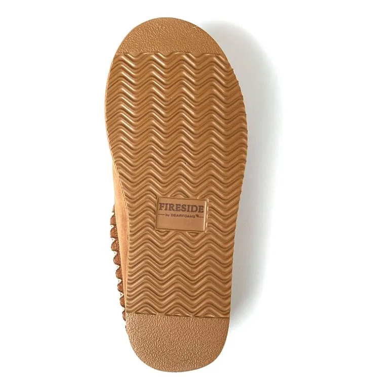 Dearfoams Grafton Mens Memory Foam Clog Slippers