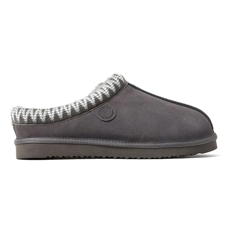 Dearfoams Grafton Mens Memory Foam Clog Slippers