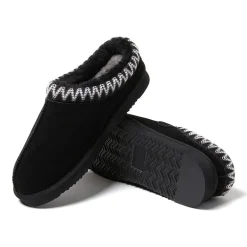 Dearfoams Grafton Mens Memory Foam Clog Slippers