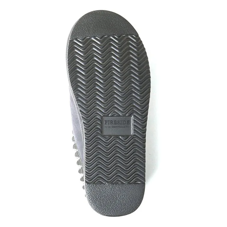 Dearfoams Grafton Mens Memory Foam Clog Slippers