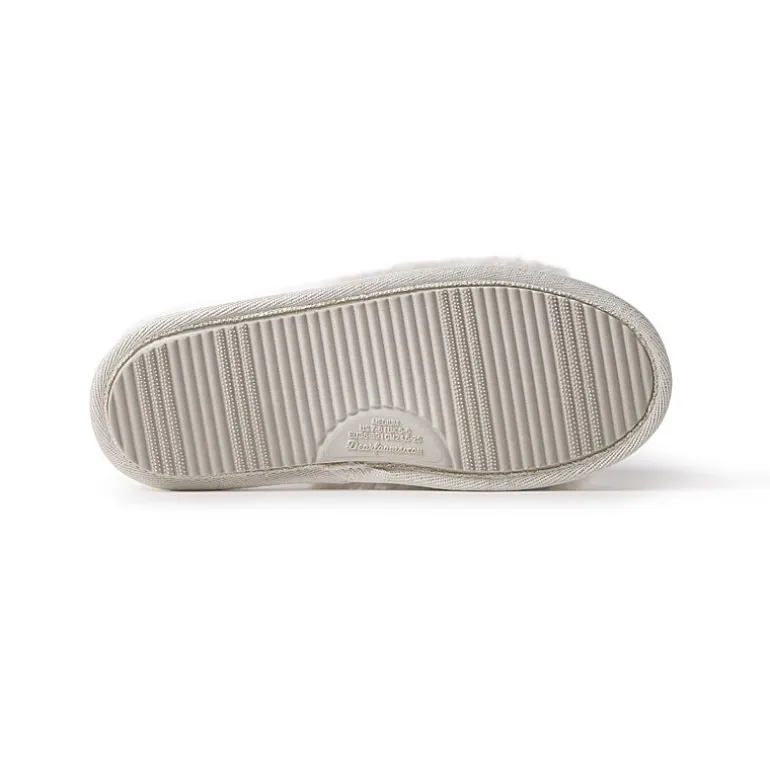 Dearfoams Lane Bridal Womens Memory Foam Slip-On Slippers