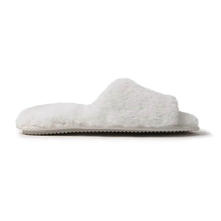 Dearfoams Lane Bridal Womens Memory Foam Slip-On Slippers