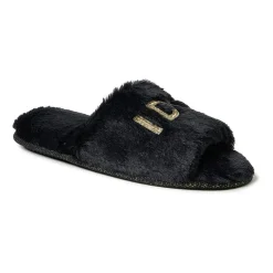 Dearfoams Lane Bridal Womens Memory Foam Slip-On Slippers
