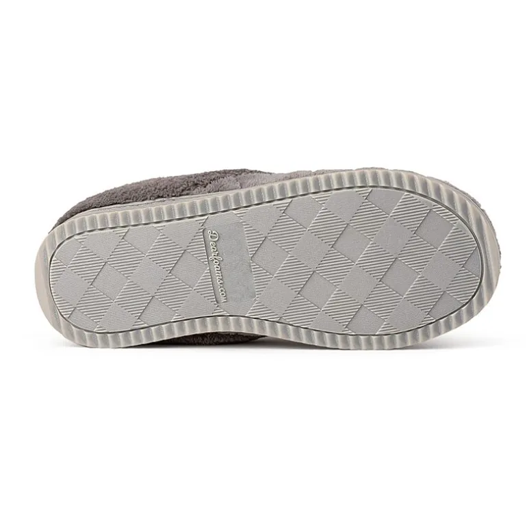 Dearfoams Libby Quilted Terry Womens Memory Foam Clog Slippers