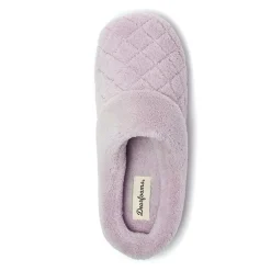 Dearfoams Libby Quilted Terry Womens Memory Foam Clog Slippers