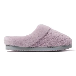 Dearfoams Libby Quilted Terry Womens Memory Foam Clog Slippers