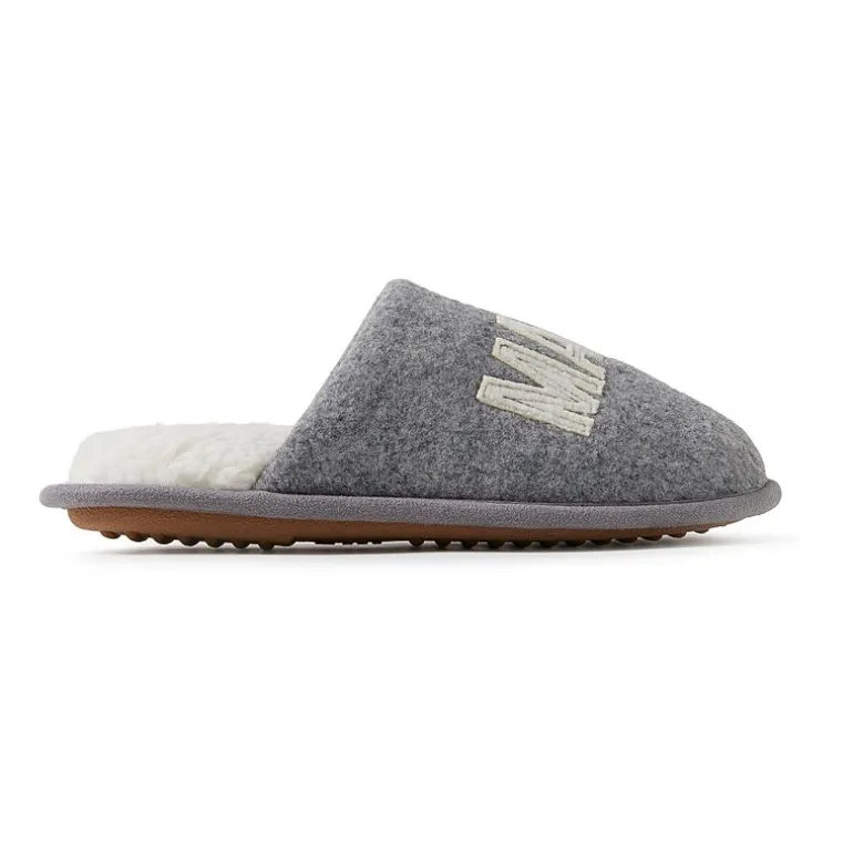 Dearfoams Mama Bear Plaid Scuff Womens Memory Foam Slip-On Slippers