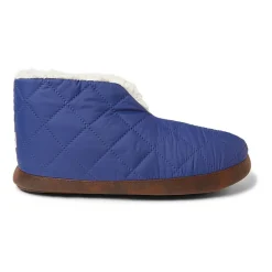 Dearfoams Mens Memory Foam Bootie Slippers