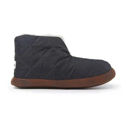 Dearfoams Mens Memory Foam Bootie Slippers