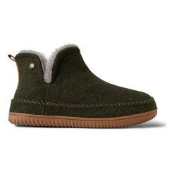 Dearfoams Mens Memory Foam Bootie Slippers