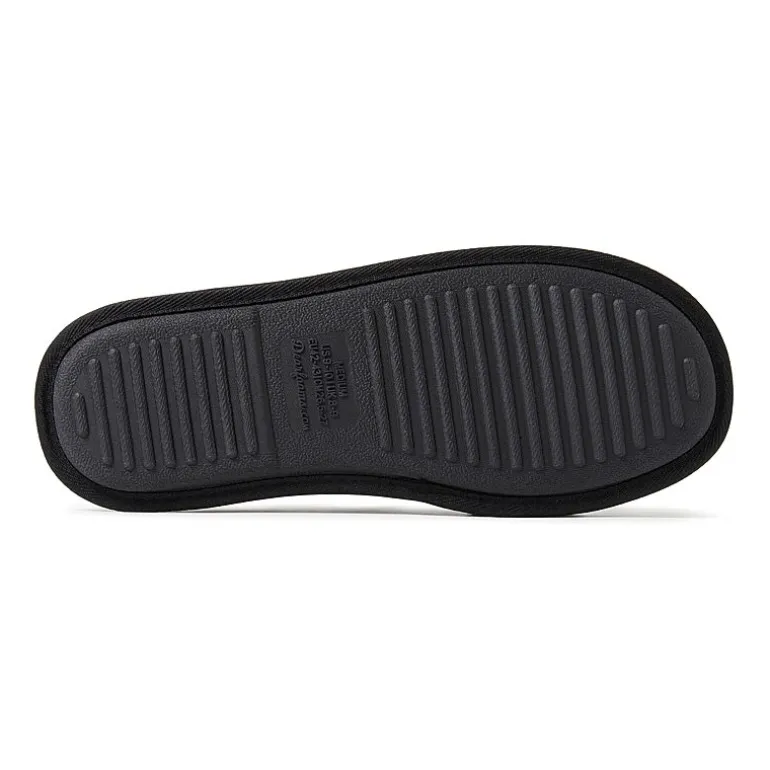 Dearfoams Mens Memory Foam Slip-On Slippers