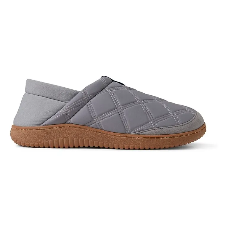 Dearfoams Mens Memory Foam Slip-On Slippers