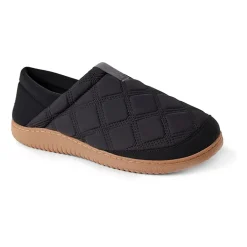 Dearfoams Mens Memory Foam Slip-On Slippers