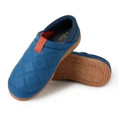 Dearfoams Mens Memory Foam Slip-On Slippers
