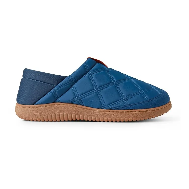 Dearfoams Mens Memory Foam Slip-On Slippers