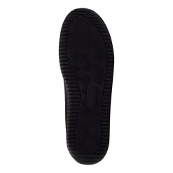 Dearfoams Mens Pierce Microsuede Moc with Tie Slippers