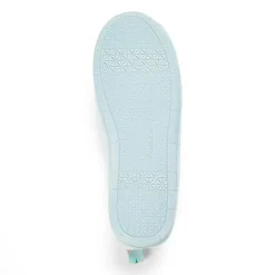 Dearfoams Rachel Velour Closed Back Womens Memory Foam Slip-On Slippers