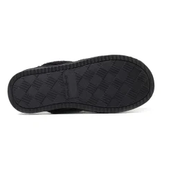 Dearfoams Serena Marled Chenille Scuff Womens Memory Foam Slip-On Slippers
