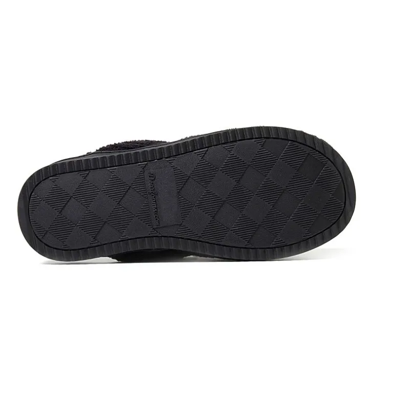 Dearfoams Serena Marled Chenille Scuff Womens Memory Foam Slip-On Slippers