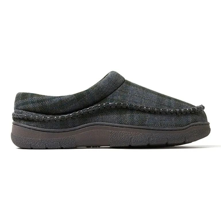 Dearfoams Thompson Mens Memory Foam Clog Slippers