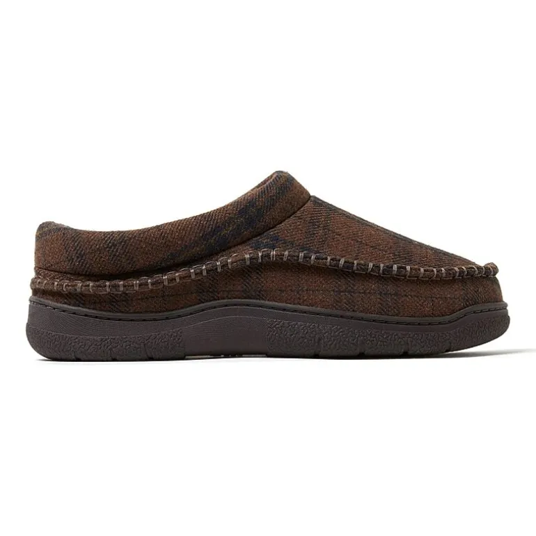 Dearfoams Thompson Mens Memory Foam Clog Slippers