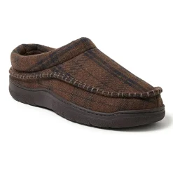 Dearfoams Thompson Mens Memory Foam Clog Slippers
