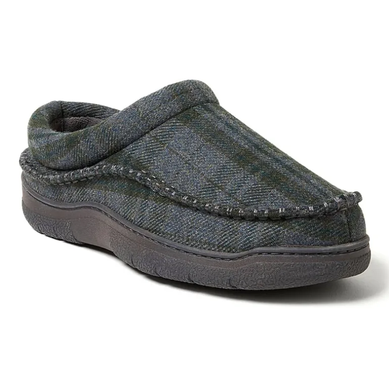 Dearfoams Thompson Mens Memory Foam Clog Slippers