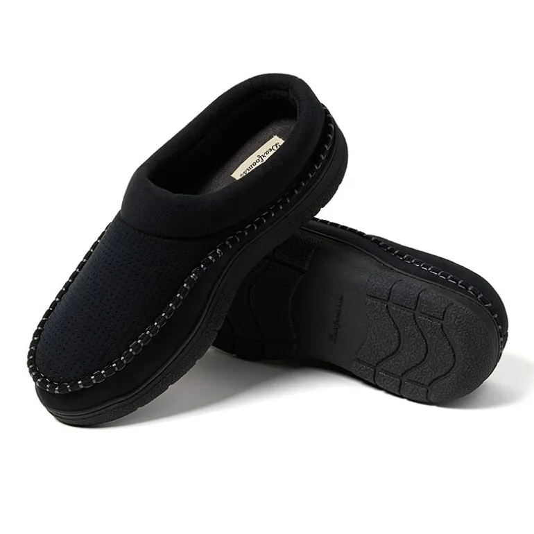 Dearfoams Thompson Mens Memory Foam Clog Slippers