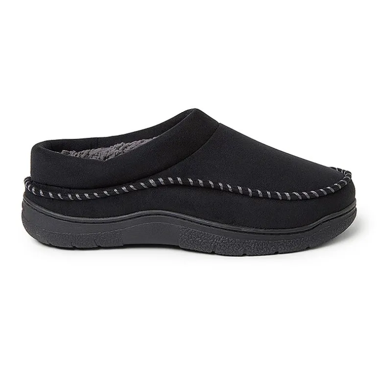 Dearfoams Thompson Mens Memory Foam Clog Slippers