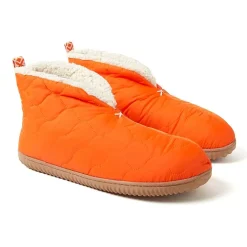 Dearfoams Warm Up Mens Memory Foam Bootie Slippers