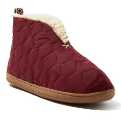 Dearfoams Warm Up Mens Memory Foam Bootie Slippers