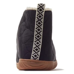 Dearfoams Warm Up Mens Memory Foam Bootie Slippers