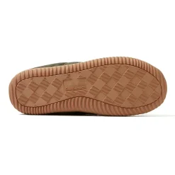 Dearfoams Warm Up Mens Memory Foam Bootie Slippers