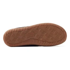Dearfoams Warm Up Mens Memory Foam Bootie Slippers
