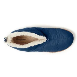 Dearfoams Warm Up Mens Memory Foam Bootie Slippers