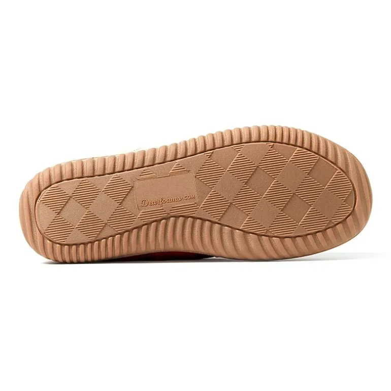 Dearfoams Warm Up Mens Memory Foam Bootie Slippers