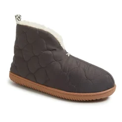 Dearfoams Warm Up Womens Memory Foam Bootie Slippers