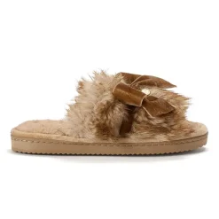 Dearfoams Womens Memory Foam Slip-On Slippers