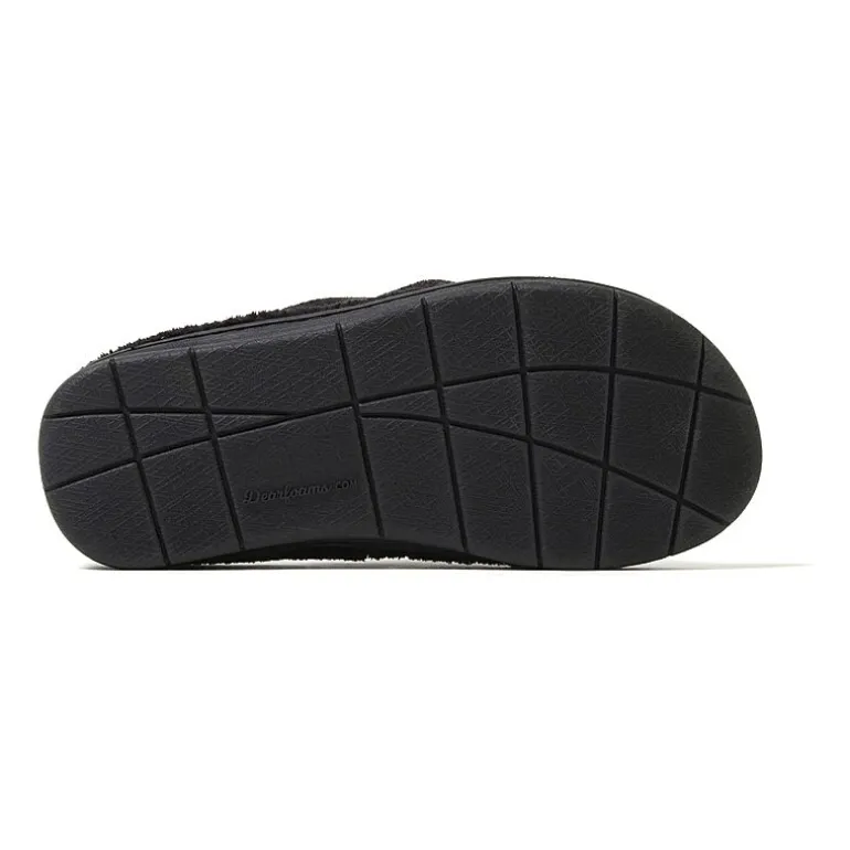 Dearfoams Wrenley Terry Thong Womens Memory Foam Slip-On Slippers