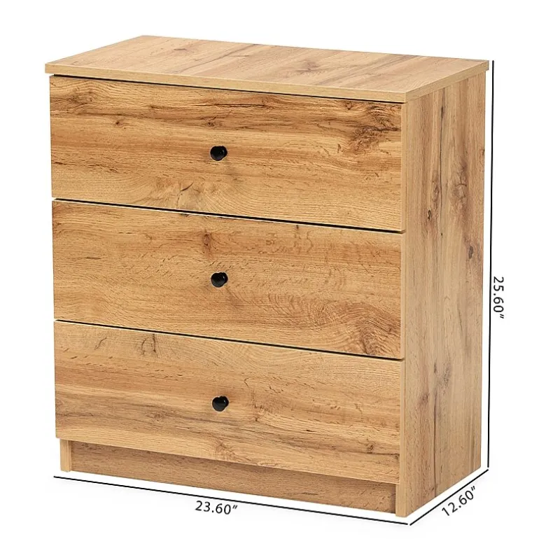 Decon Bedroom Collection Modern 3-Drawer Chest