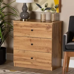 Decon Bedroom Collection Modern 3-Drawer Chest