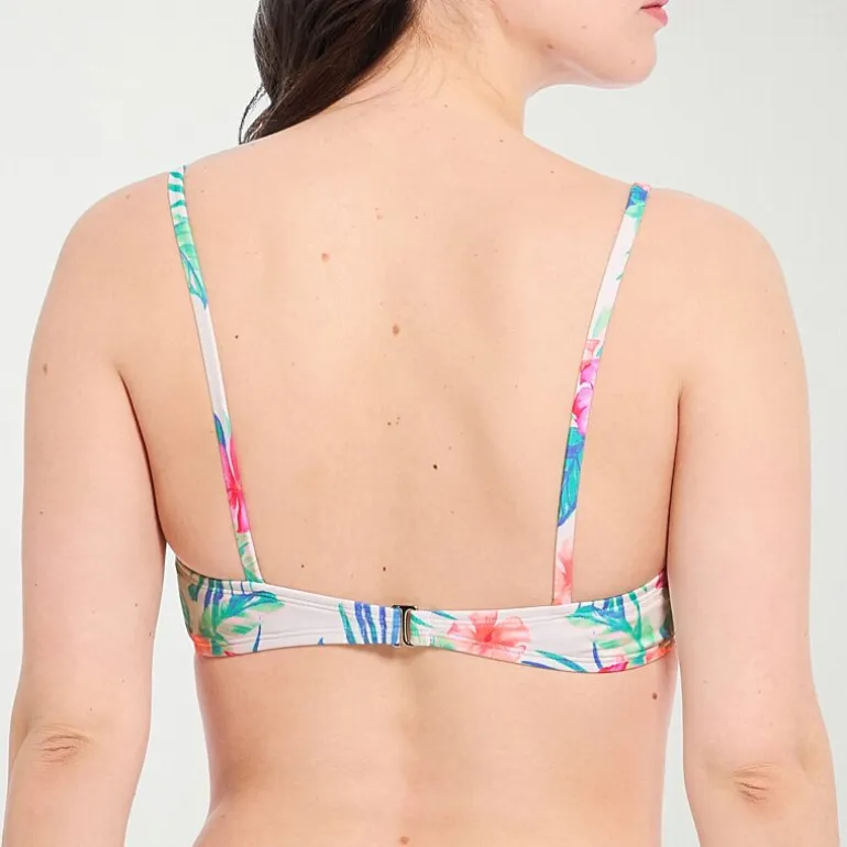 Decree Womens Adjustable Straps Juniors Bralette Bikini Swimsuit Top